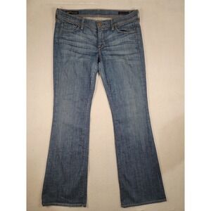 Citizens of Humanity Ingrid #002 Low Waist Flare Stretch Jeans Blue Denim Sz 32